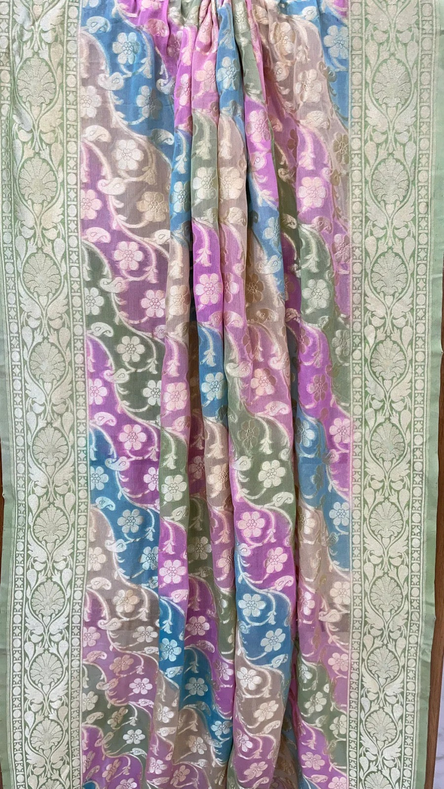 Limbia khaddi Gorgette Dupatta