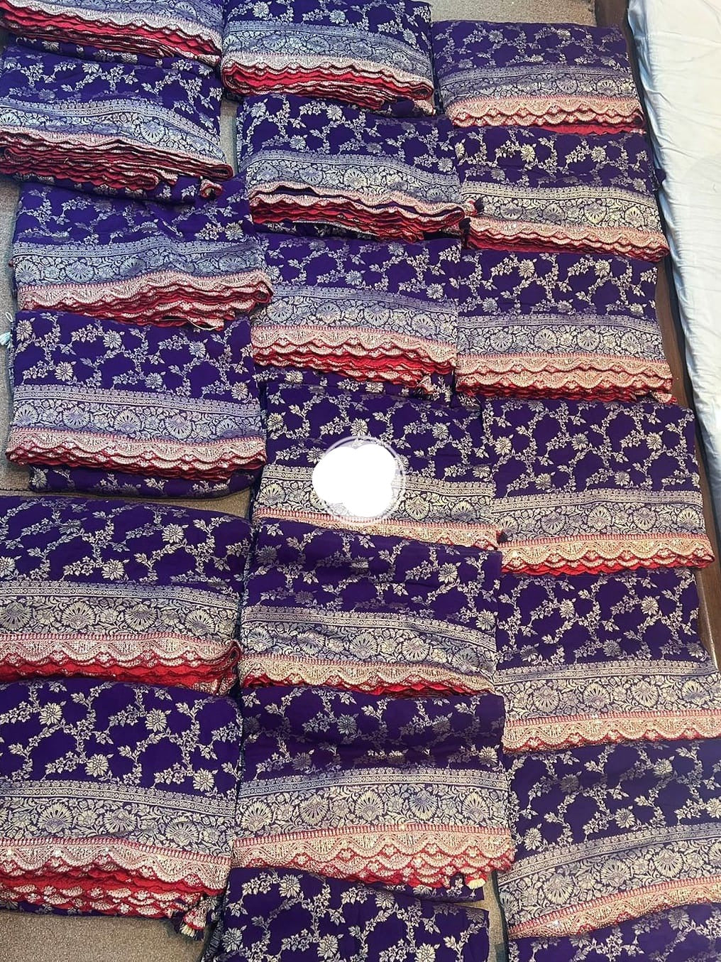 Purple Khaddi Georgette Sarees Beautiful Sarees