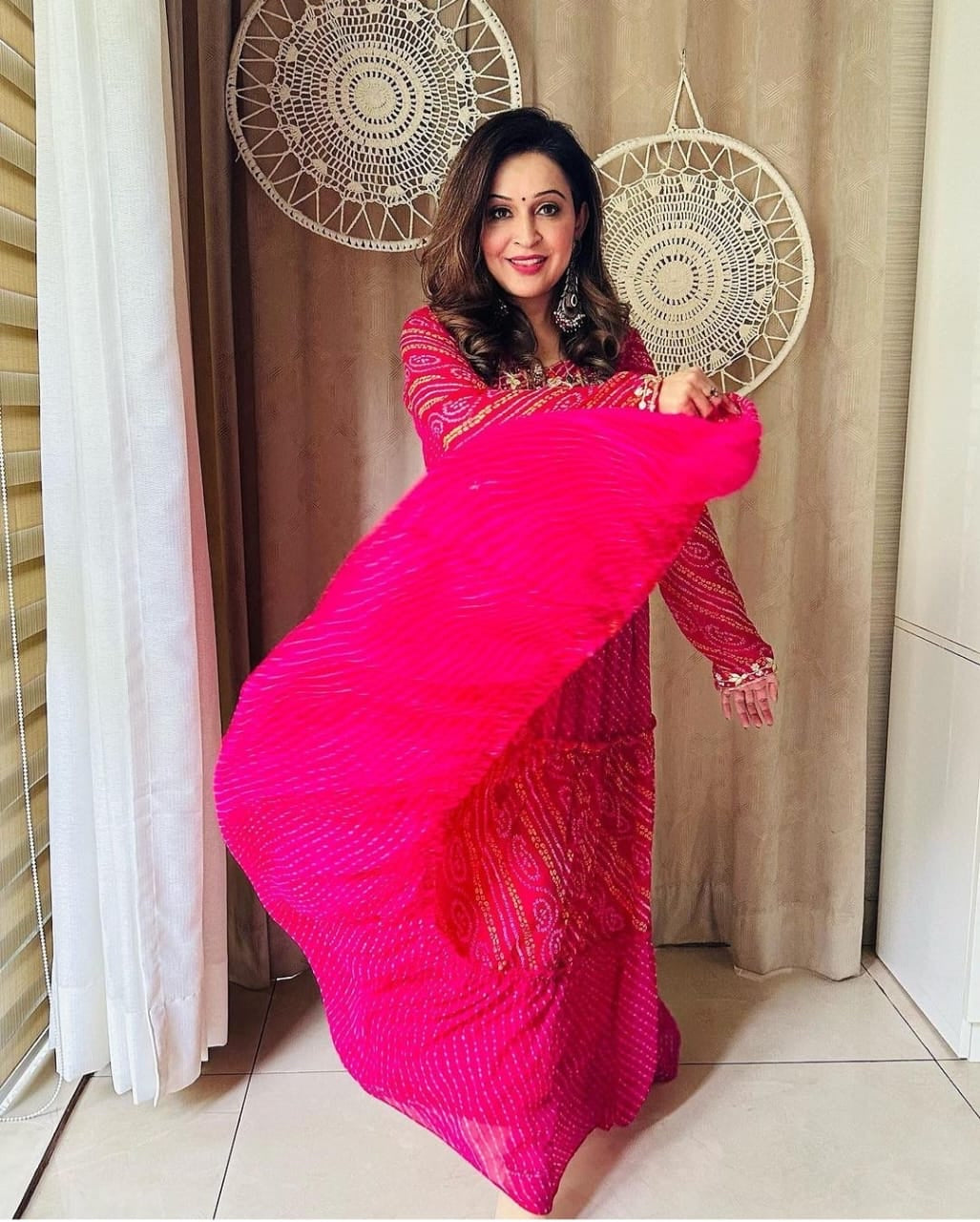 Pink gorgeous Indian gown