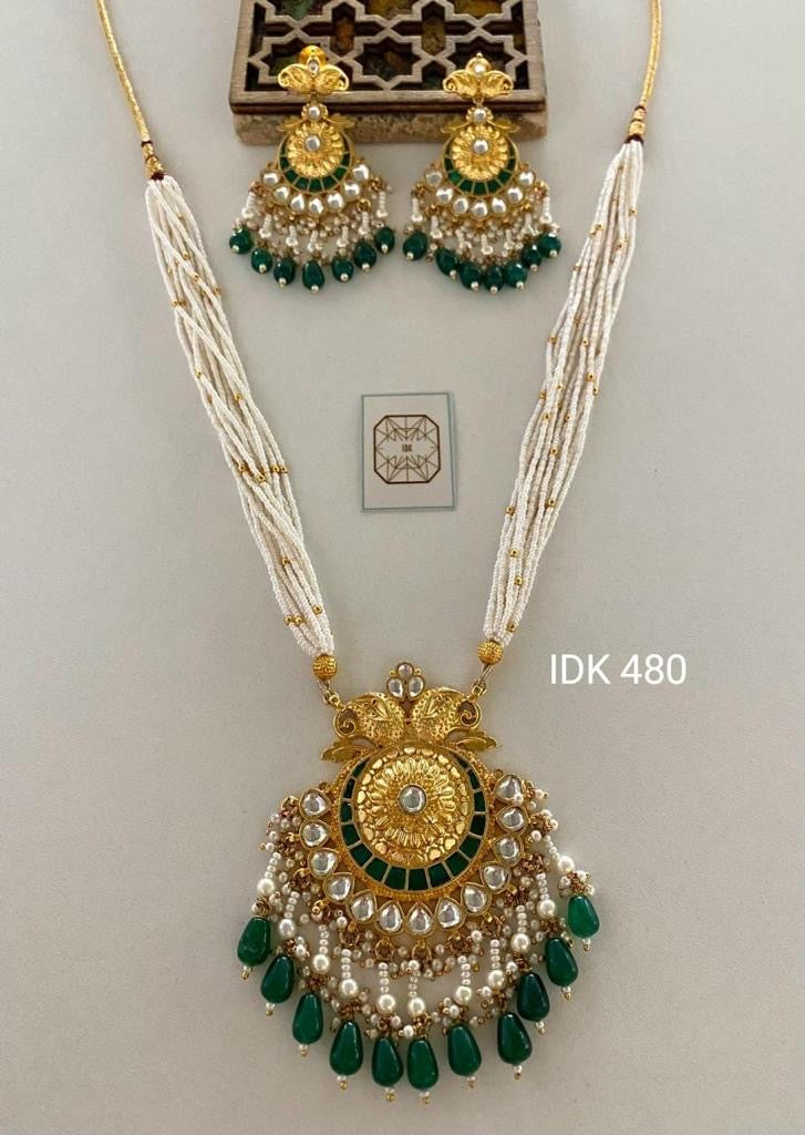 Pearl Round Necklace Set Women Necklace Set
