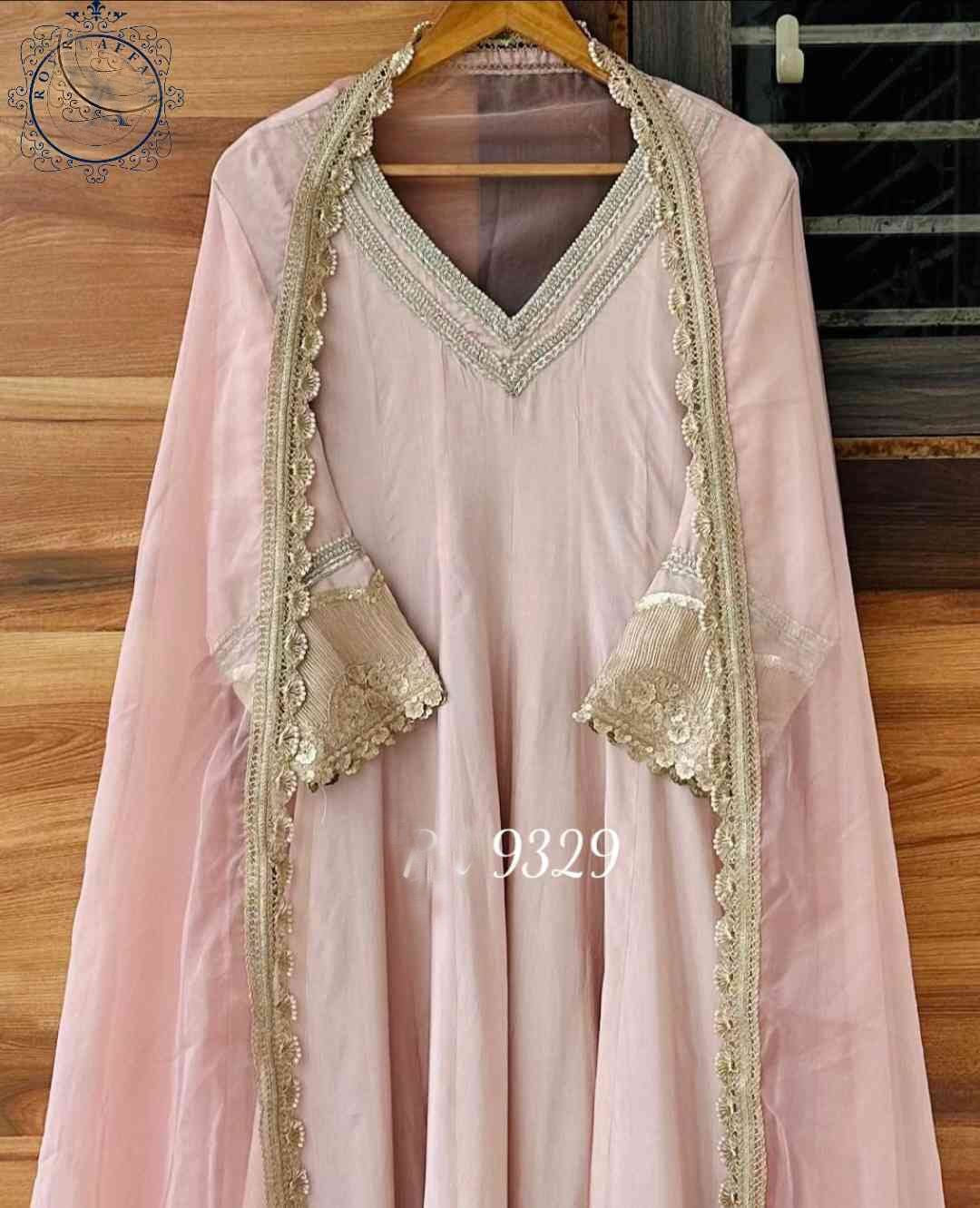 Pink Anarkali dress Indian salwar suit designer suit