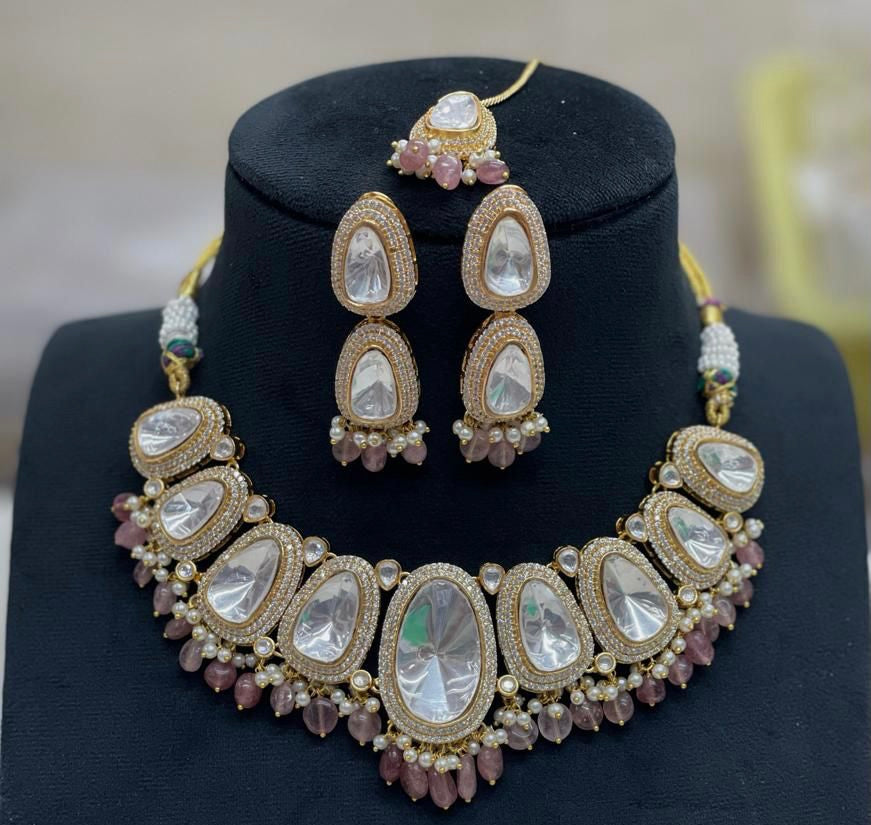 Raajraani polki Kundan choker set