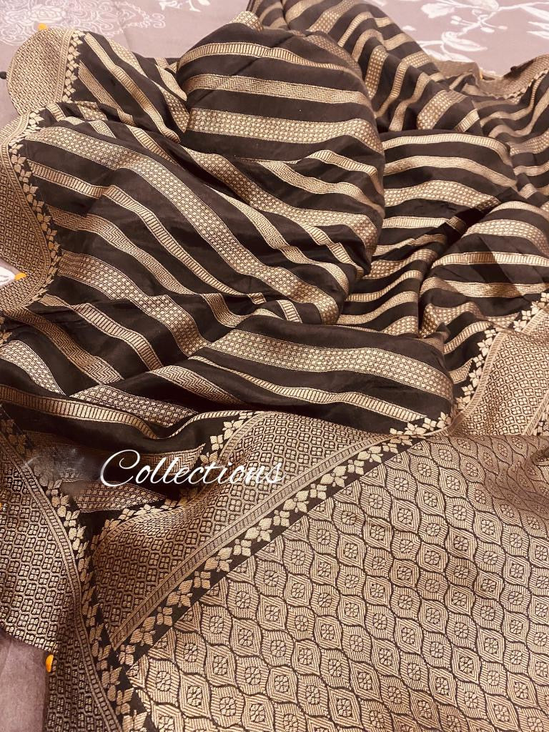 Livika gorgette Munga saree