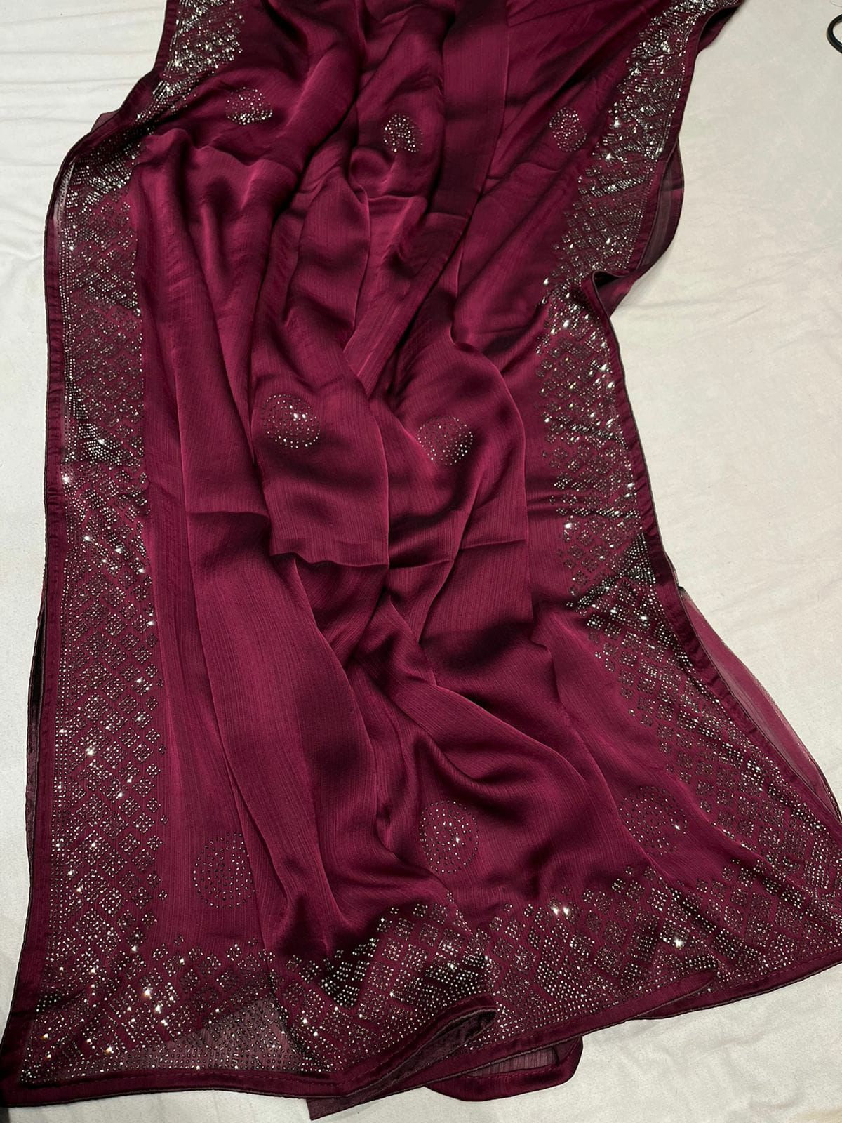 Satin saree