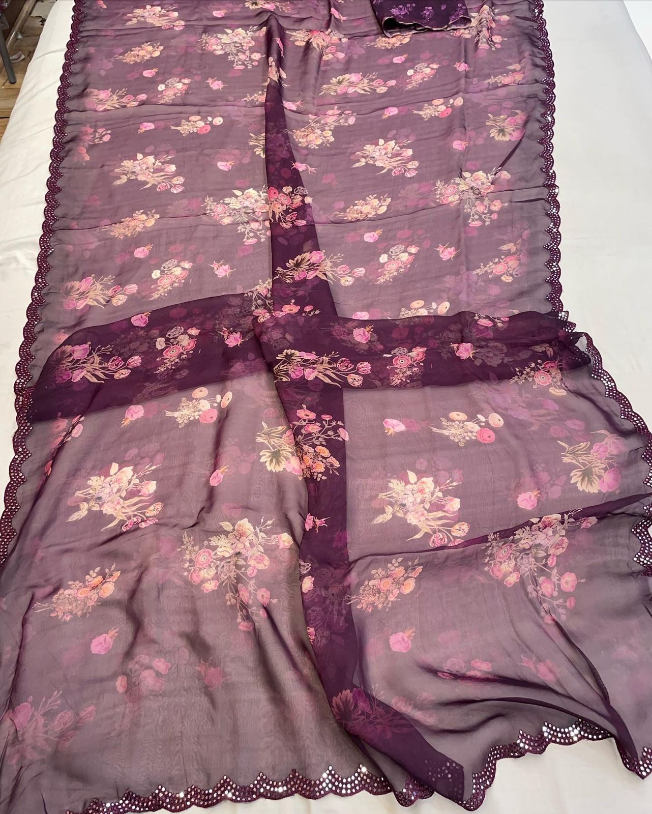 Chiffon saree