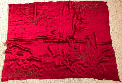 Maroon red premium saree Indian sarees blouse beautiful sari