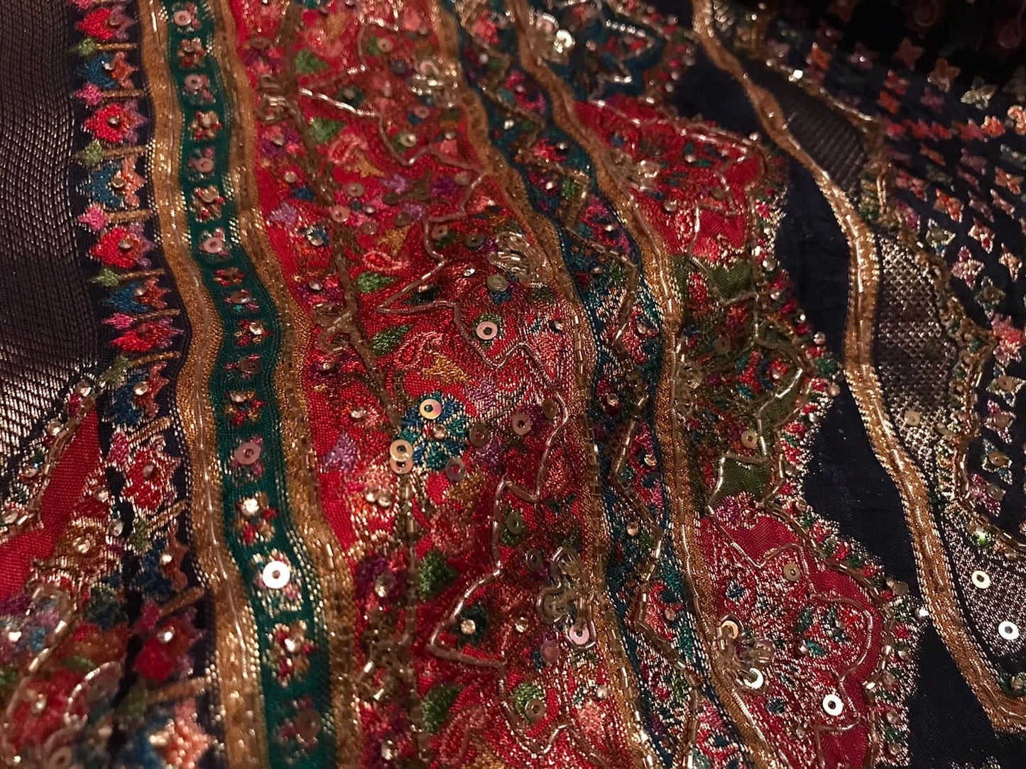 Kani silk saree Kashmiri heritage sarees Indian sari blouse