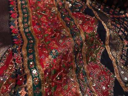 Kani silk saree Kashmiri heritage sarees Indian sari blouse