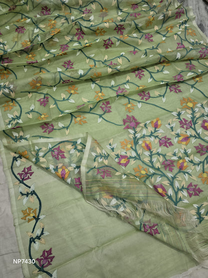 Lavisha Muslim Jamdani saree Tantuj heritage Indian saree blouse