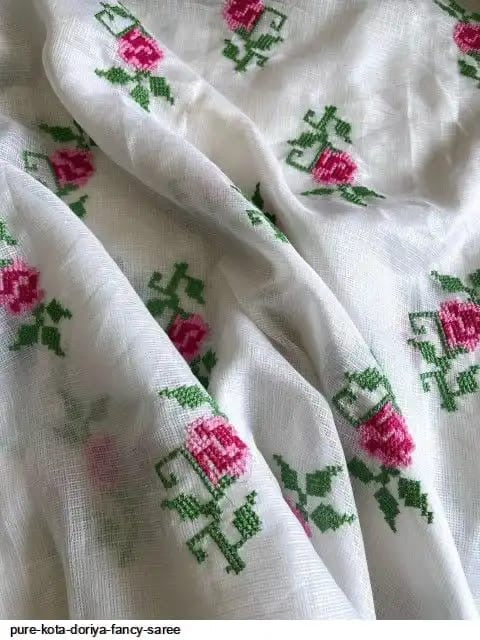Kota doriya saree Beautiful sari women sarees blouse floral sari