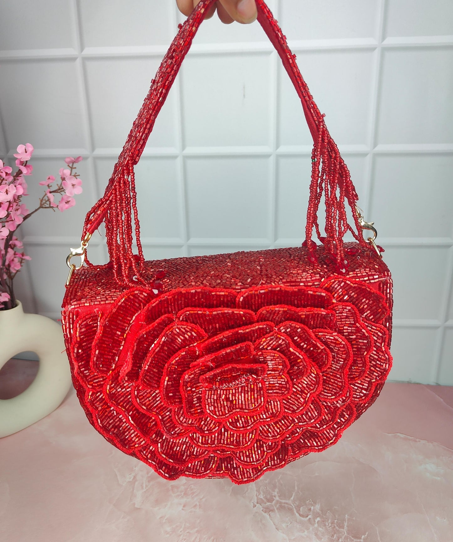 Rosila Flap Clutch Purse Cocktail bag
