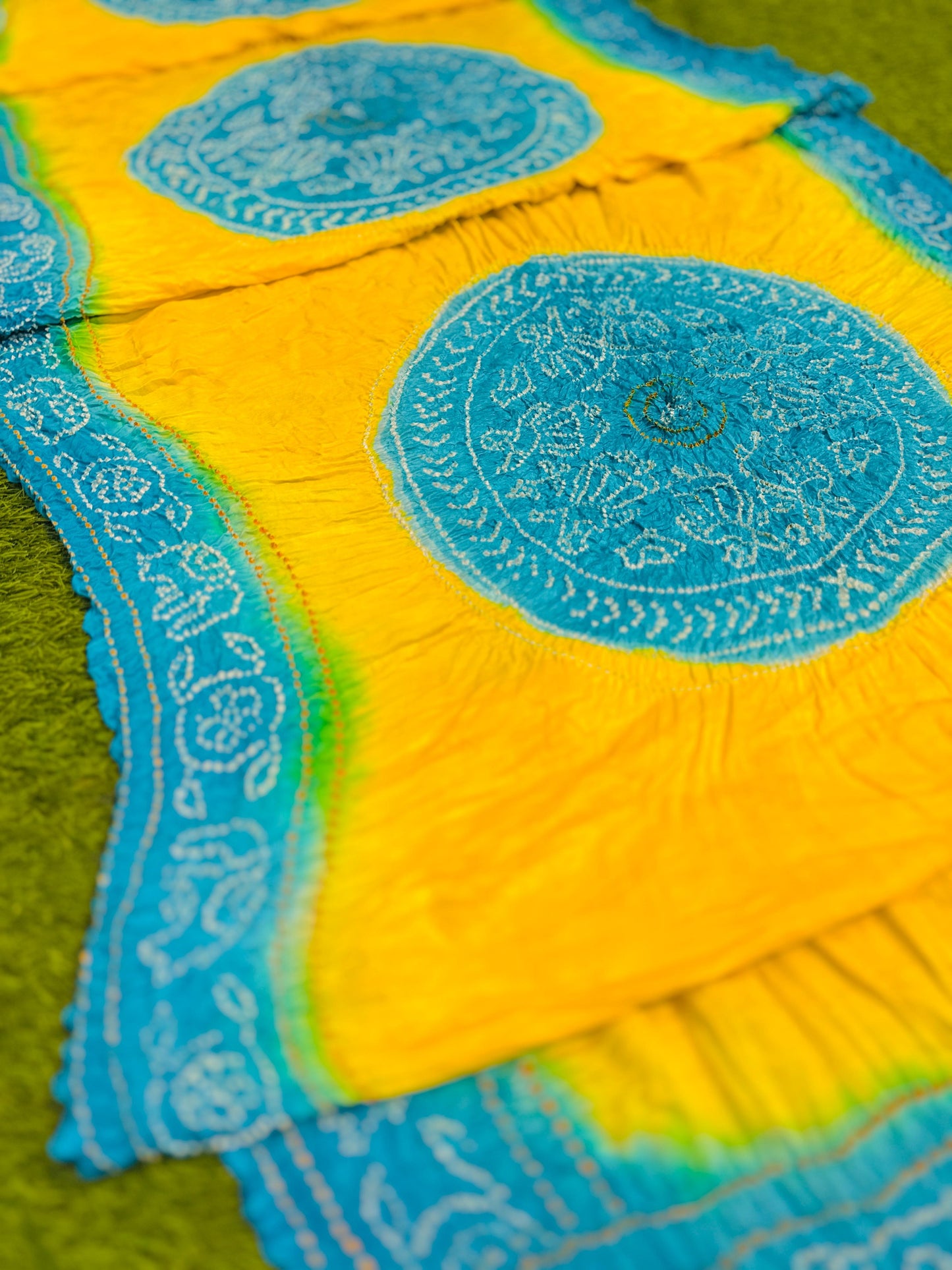 Raimka gajji silk saree bandhani saree traditional sari blouse
