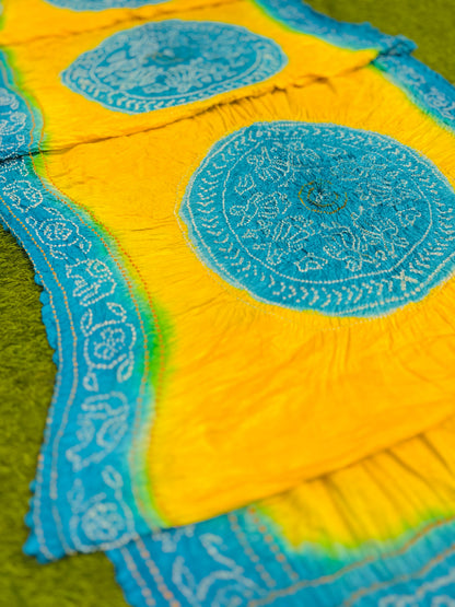 Raimka gajji silk saree bandhani saree traditional sari blouse