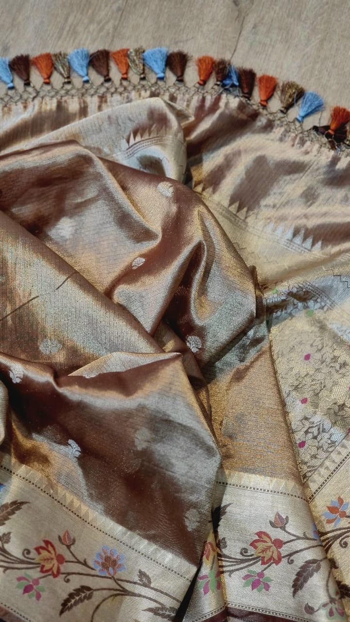 Lavita organza double tissue sarees