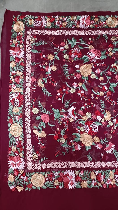 Raniganj Dupatta Authentic Parsi Gara Dupatta Parsi Dupatta