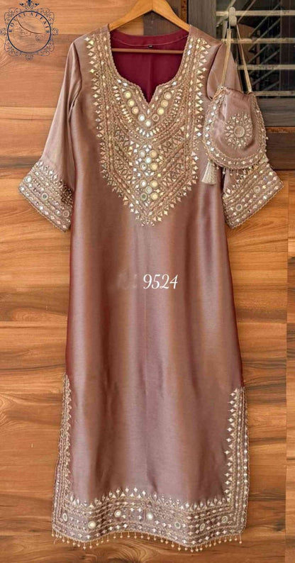Giraffe indpired tissue dress stitched dress Indian dress Partywear dresses