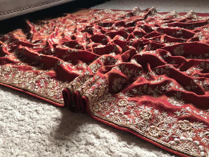 Bridal Wedding Saree Red Sari