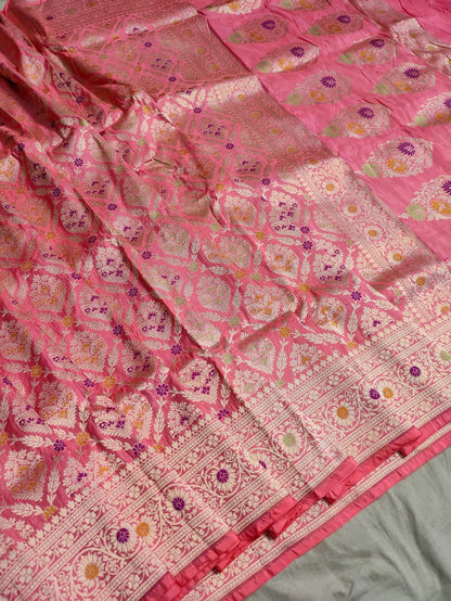 Exclusive Banarsi handloom Katan silk saree