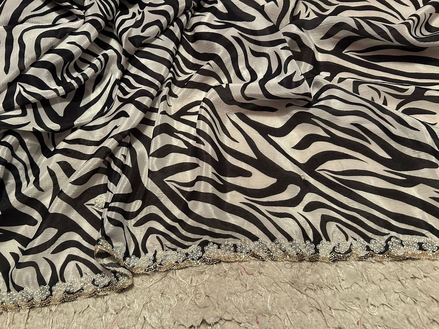 Tigress inspired trendy saree