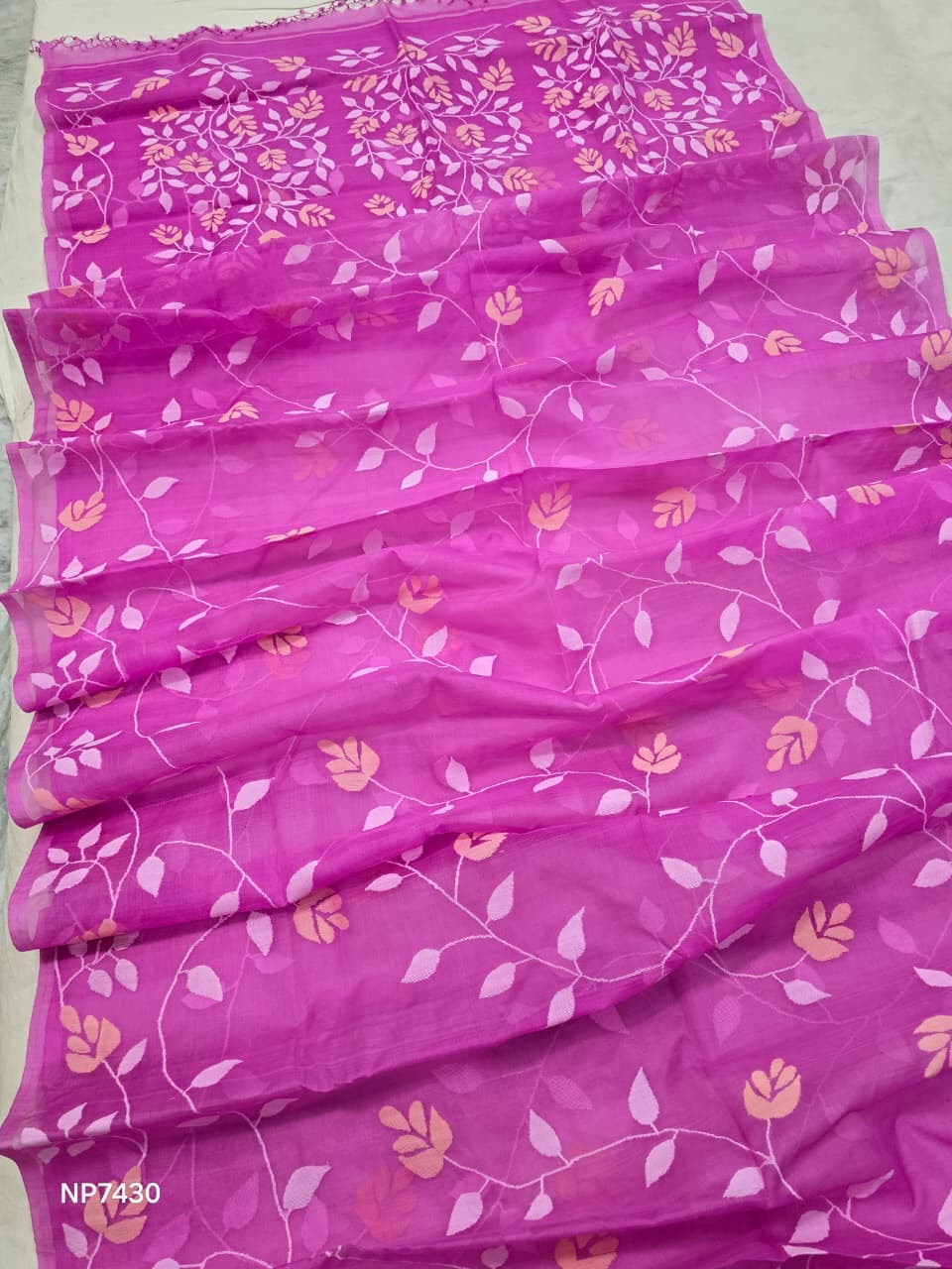 Handmade jamdani saree women saree Indian wedding sari blouse