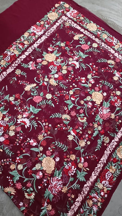 Raniganj Dupatta Authentic Parsi Gara Dupatta Parsi Dupatta