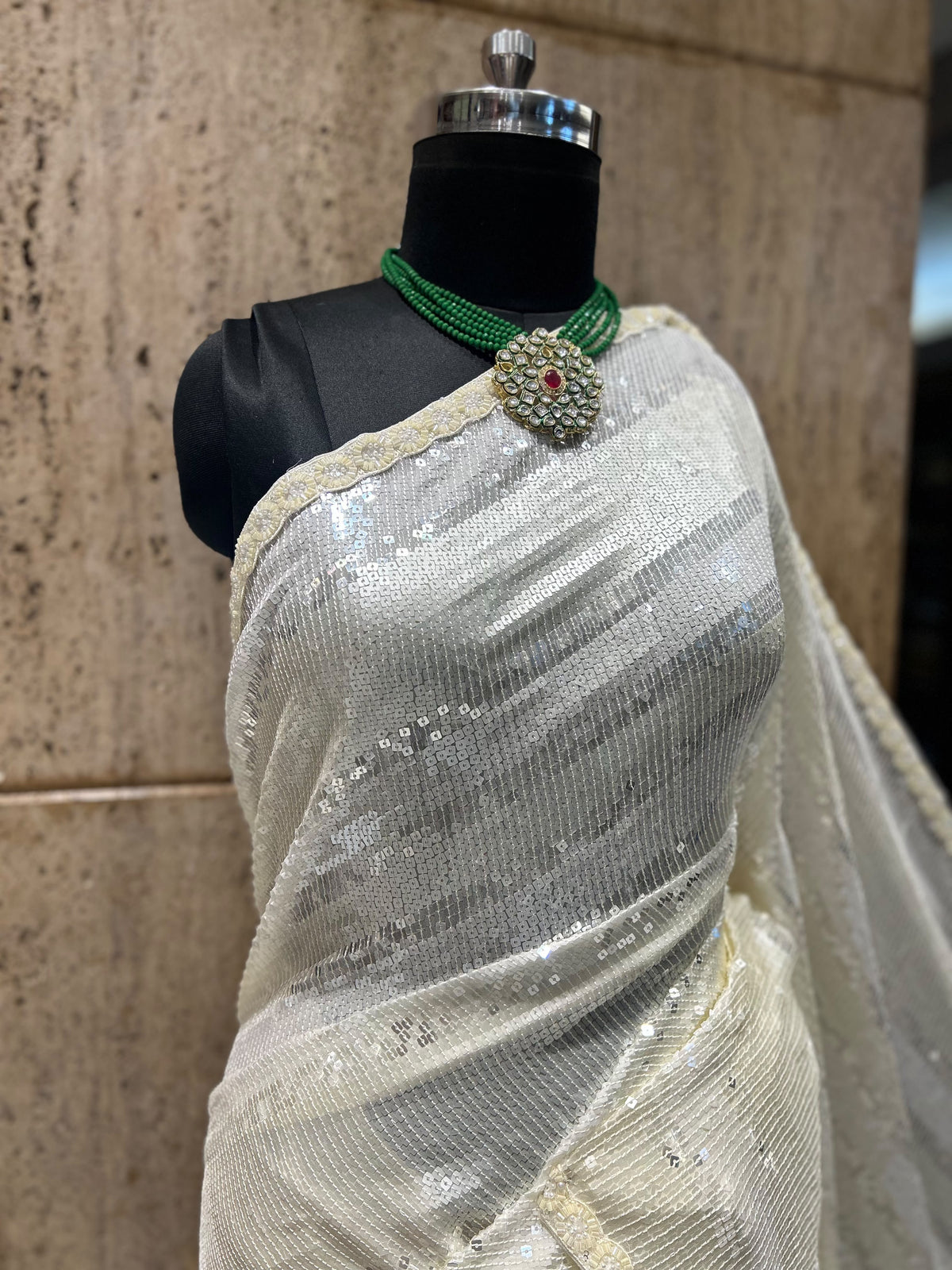 Sequins designer saree bridesmaid sarees exclusive Partywear sari blouse