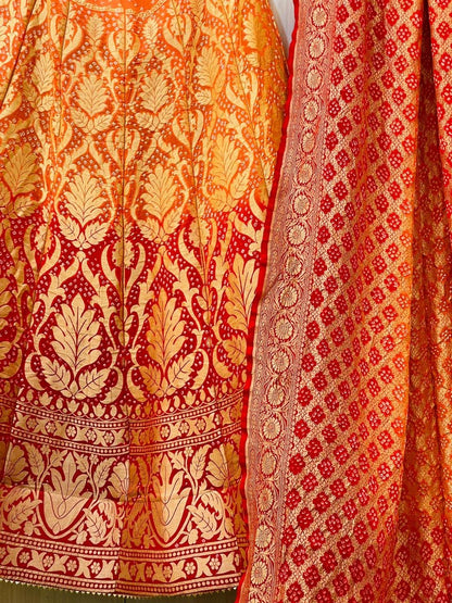 Bandhani chaniya choli lehanga traditional lehangas