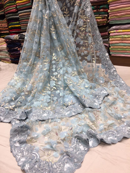 Lycra Sequence Saree Stylish Saree Indian sarees