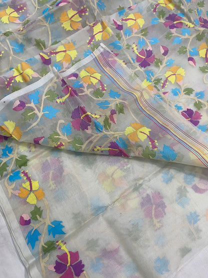 Lavesha tantuj saree Bengal handloom saree jamdani saree