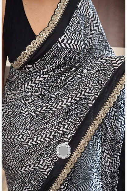 Ravisha munga silk saree Indian saree abstract pattern sarees blouse