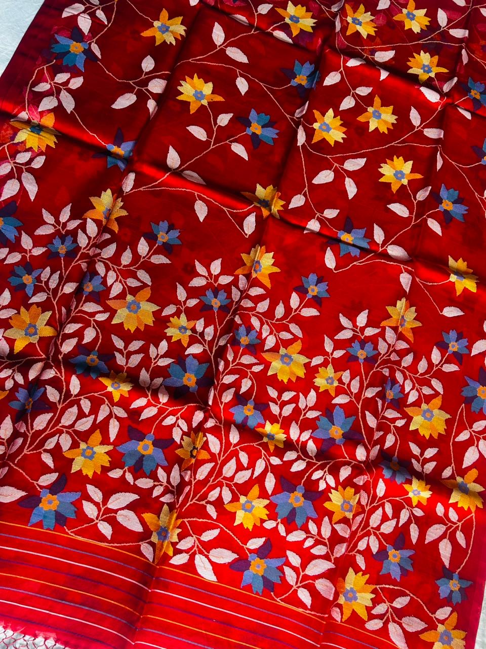 Anilba tantuj jamdani women Indian sarees