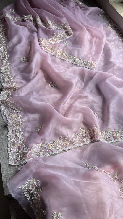 Irafat tissue silk saree partywear sarees