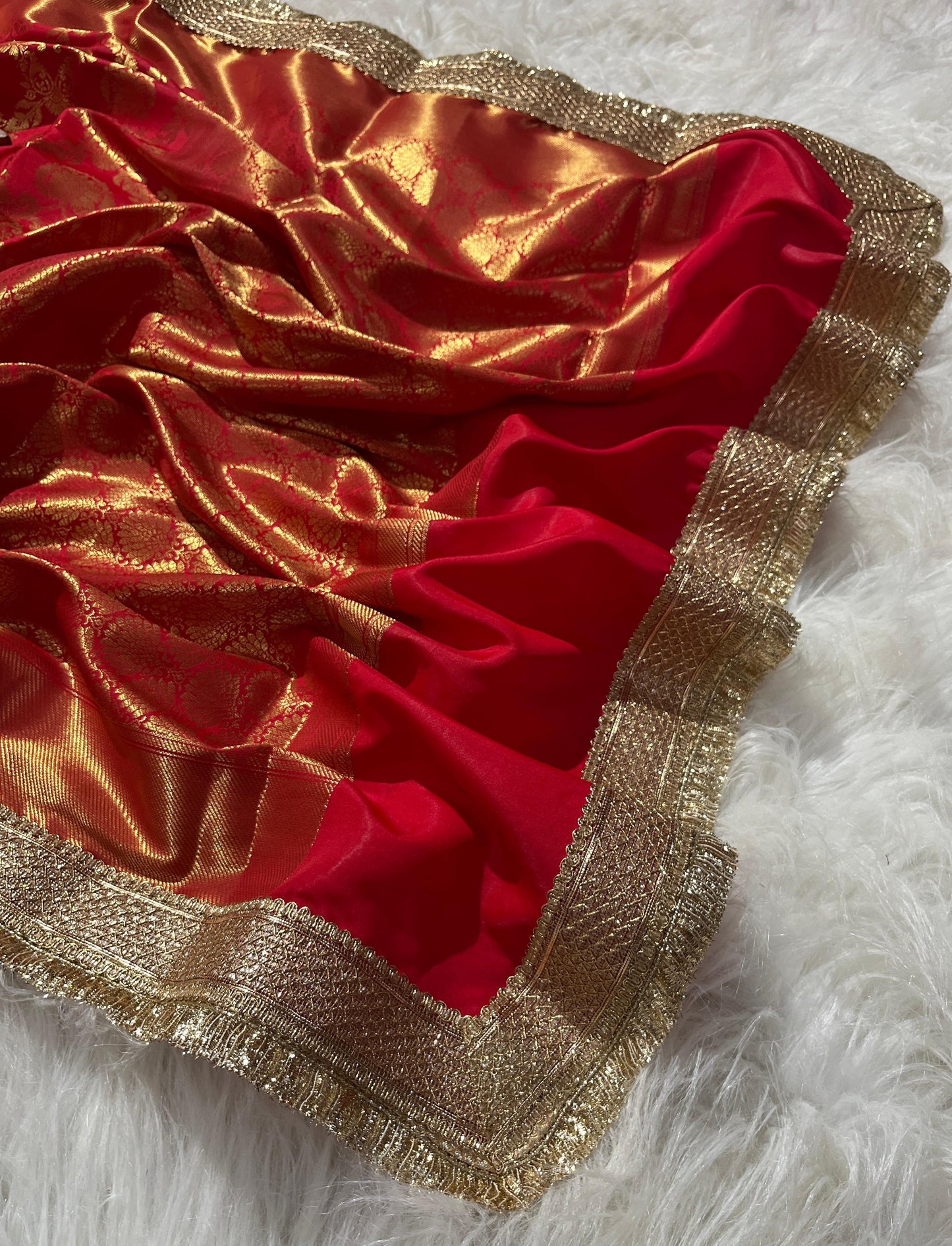 Wedding sari Banarsi saree Katan silk sarees blouse