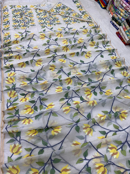 Balma tantuj Muslim jamdani saree