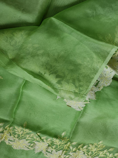 Anikashi Organza Saree Partywear saree blouse