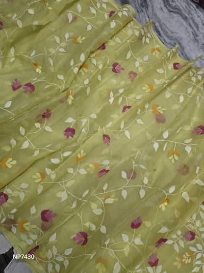 Handmade jamdani saree women saree Indian wedding sari blouse