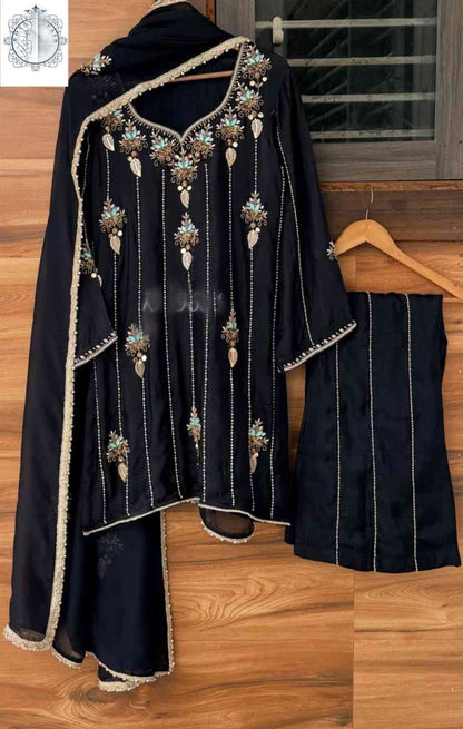 Russian silk stitched designer shirt dress