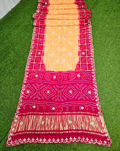 Ramaiya gajji silk saree gharchola sarees Indian sari blouse