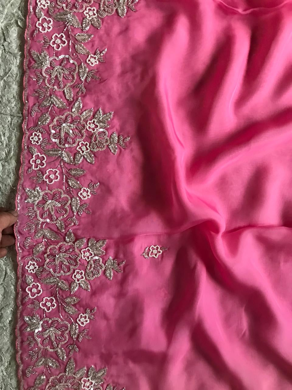 Pink shaded saree luxury shades saree