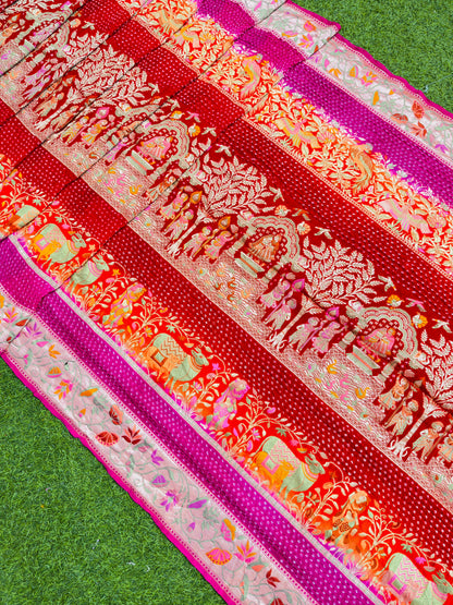 Banarsi Meenakari saree Indian wedding sari blouse