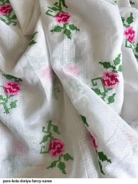 Kota doriya saree Beautiful sari women sarees blouse floral sari