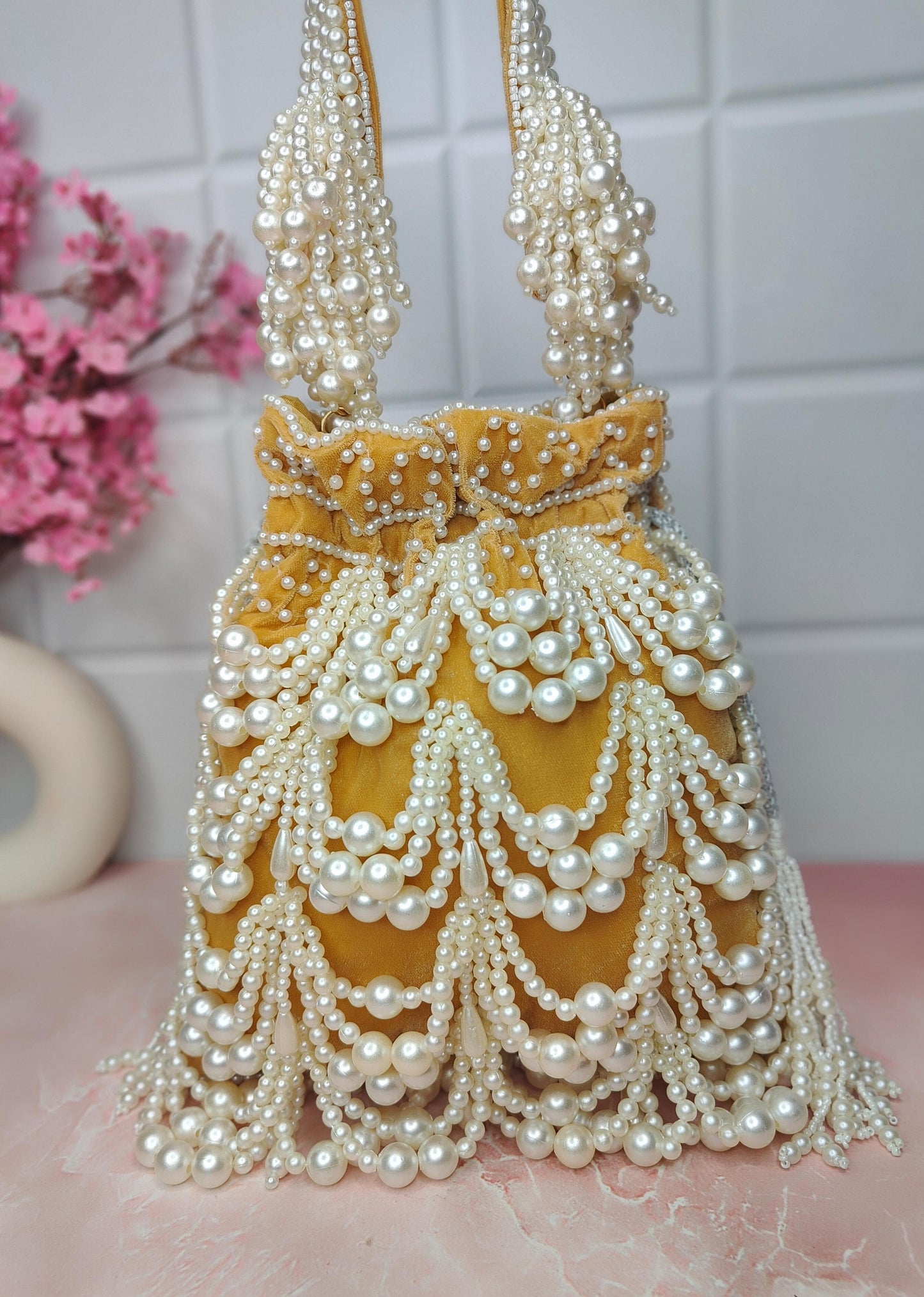 Hayat Pearl Potlis Wedding Bridal Potlis Bridesmaid  Potli