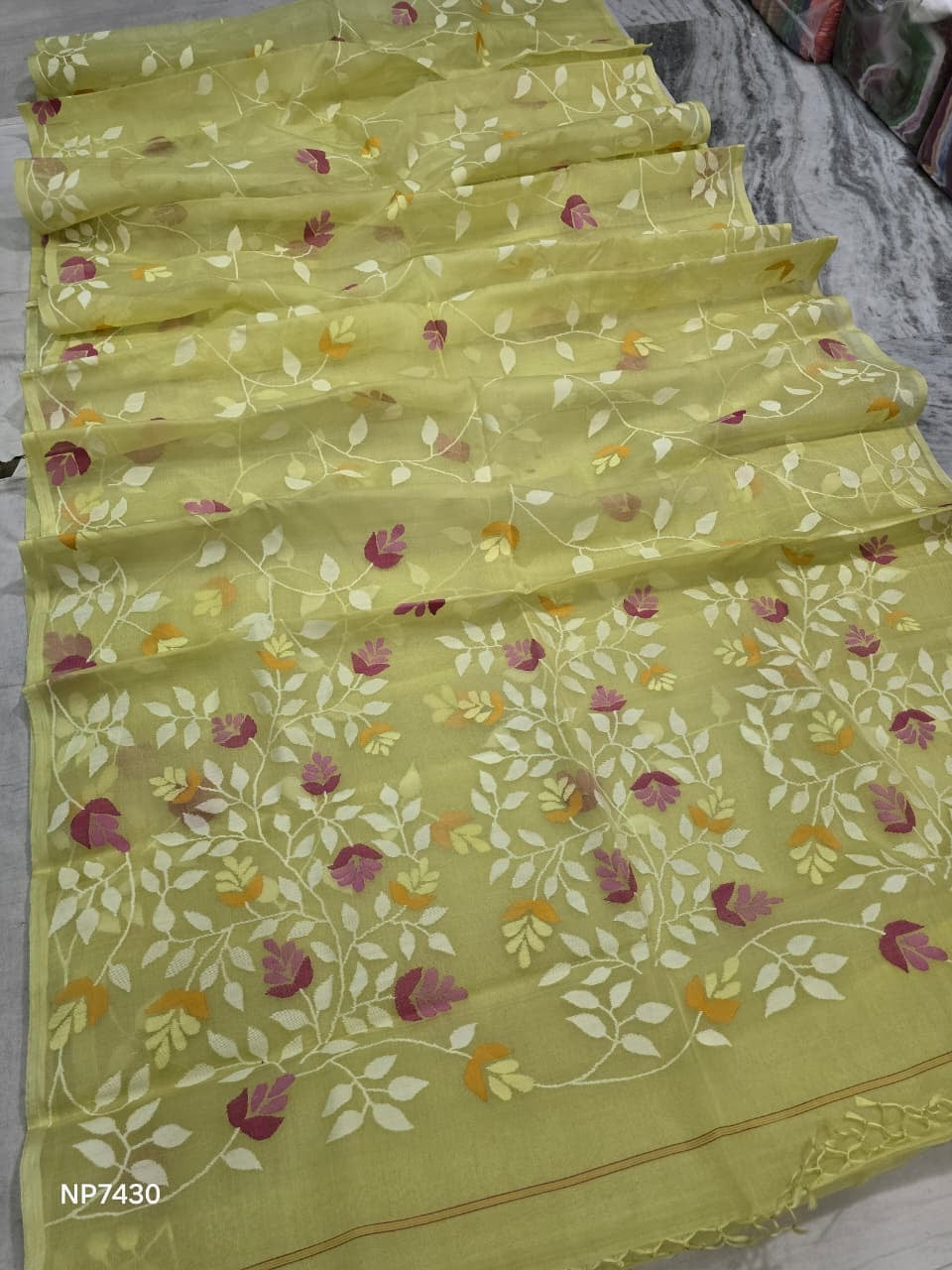 Handmade jamdani saree women saree Indian wedding sari blouse
