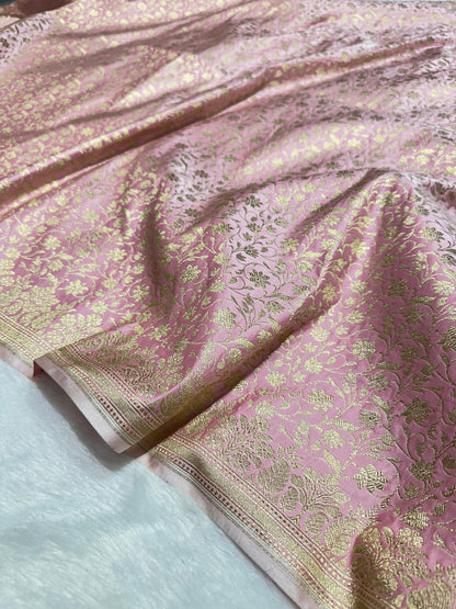 Banarsi handmade saree mashru katan silk saree Indian sari blouse