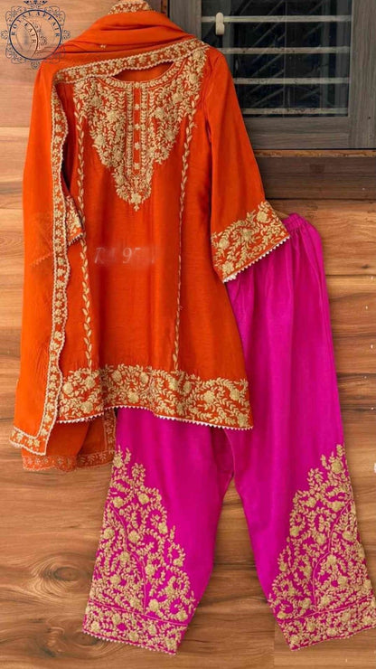 Wedding dress silk stitched dress Indian dress salwar kameez