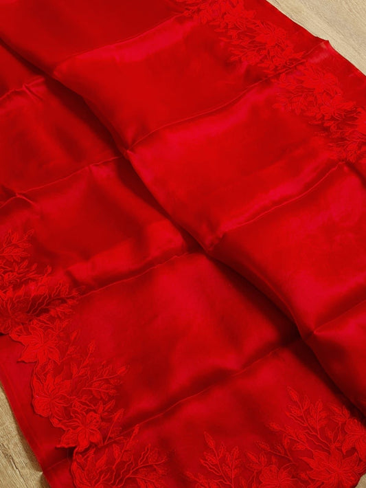 Anikashi Organza Saree Partywear saree blouse