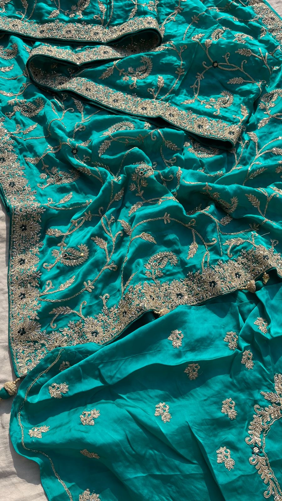 Wedding Gajji silk saree bridal saree