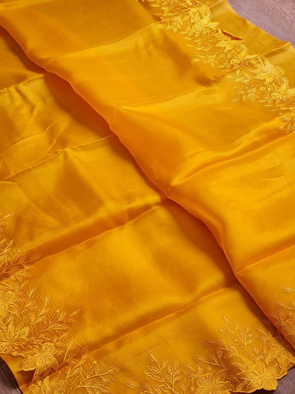 Anikashi Organza Saree Partywear saree blouse