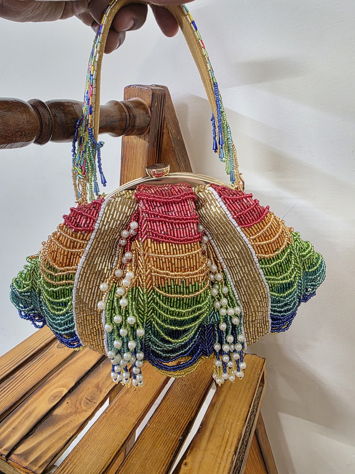 Inaya designer inspired clutch bag potli bag cocktail purse