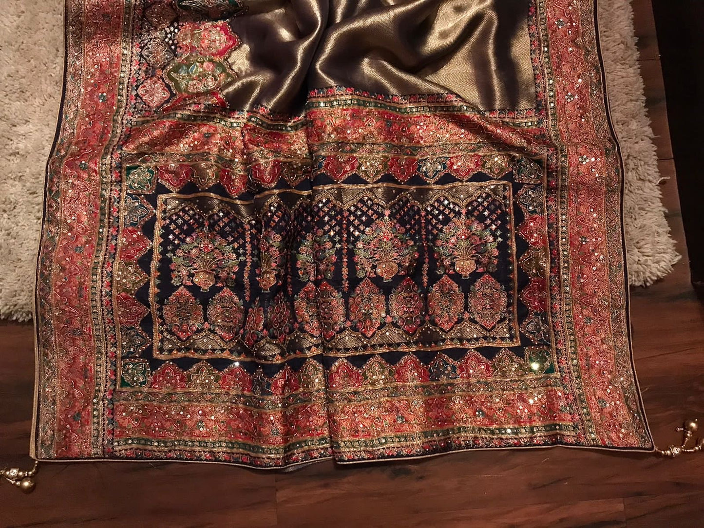 Kani silk saree Kashmiri heritage sarees Indian sari blouse